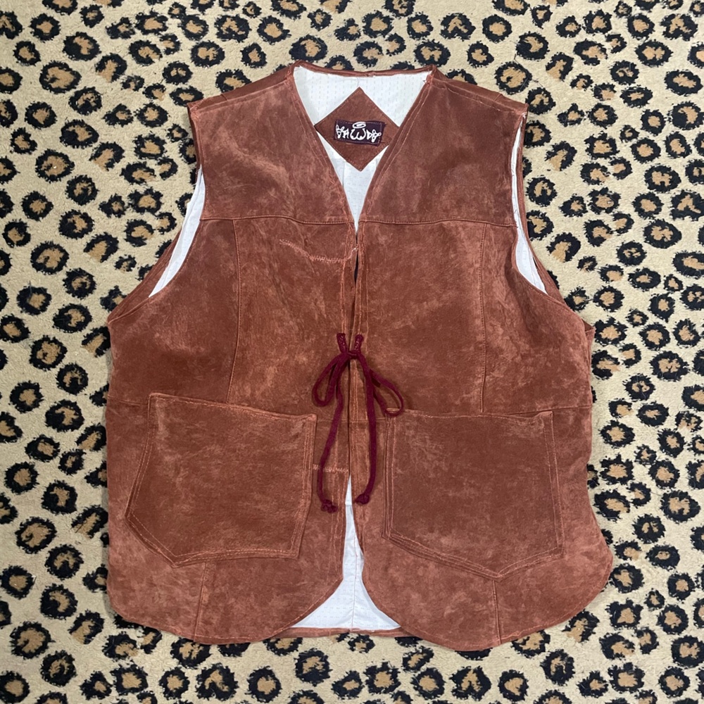 Leather vest